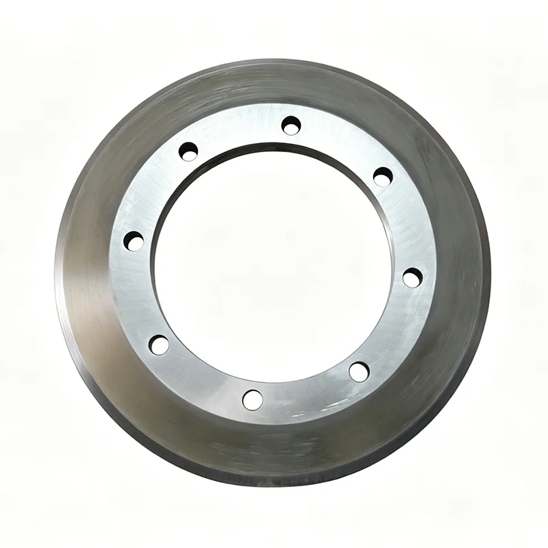 390mm Outer Diameter Cr12MoV Large Bevel Flat Blade